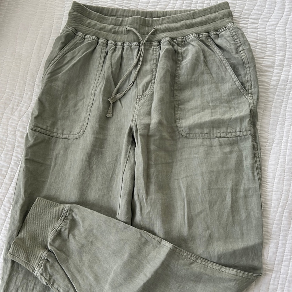 C&C California linen jogger pant